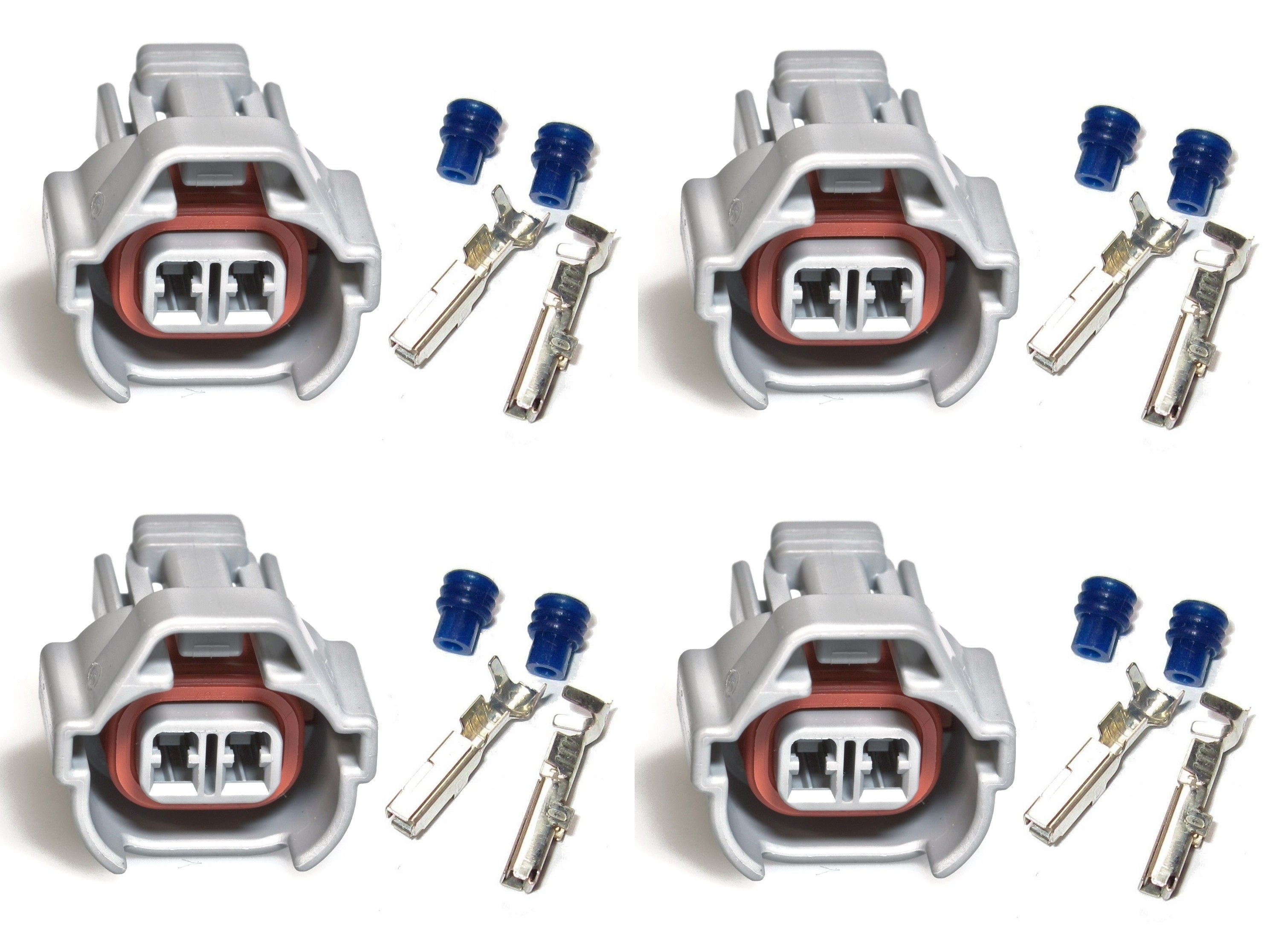 4 x Hi High Key Injector Plug for Injector Connector - EFI suit SARD JECS Denso 4 x Hi High Key Injector Plug for Injector Connector - EFI suit SARD JECS Denso
