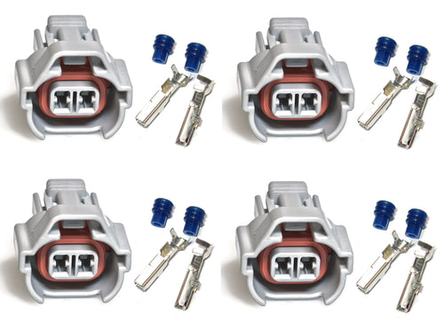 4 x Hi High Key Injector Plug for Injector Connector - EFI suit SARD JECS Denso
