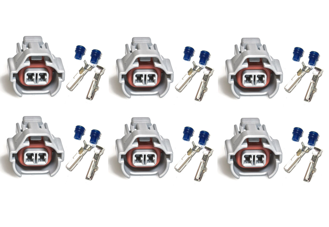6 x Hi High Key Injector Plug for Injector Connector - EFI suit SARD JECS Denso