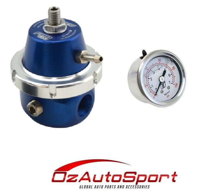 Turbosmart FPR1200 (-6an) EFI FUEL PRESSURE REGULATOR & GAUGE TS-0401-1103