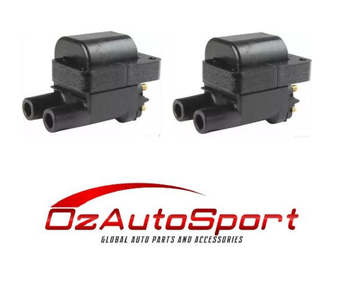 2 x High Output Ignition Coil for Mitsubishi Lancer Evolution I II III EVO 1 2 3