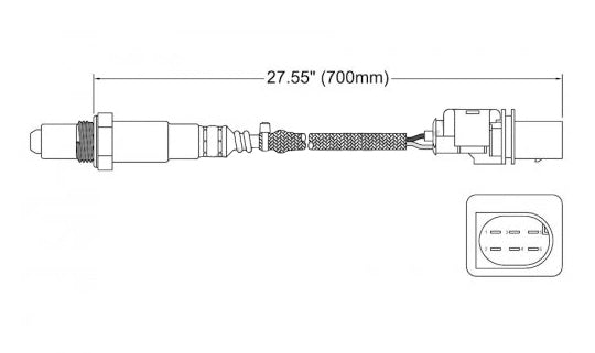 OEM Quality Oxygen Sensor O2 For BMW 650 E63 Pre-Cat – ozautosport