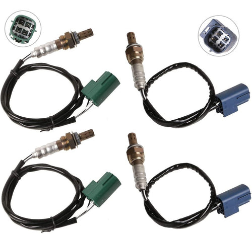 4 x Oxygen Sensors O2 For Nissan Patrol Y61 4.8L TB48DE - FULL VEHICLE KIT