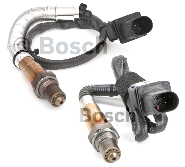 Front Oxygen Sensor O2 For BMW E90 E91 Pre-Cat OEM BOSCH (PAIR) 9/2007 ...