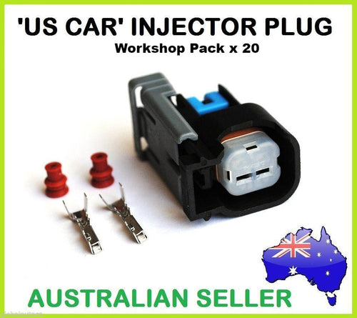20 x US CAR EV6 ~ EV14 for Bosch Type Injector Connector Plug Quick Release