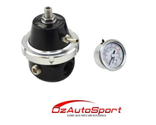 Turbosmart FPR6  FPR1200 (-6an) EFI FUEL PRESSURE REGULATOR & GAUGE TS-0401-1104