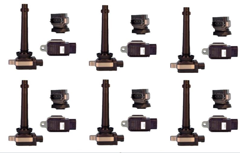 Ignition Coil for Mitsubishi 380 - Set of 6 - 0221604016 Genuine Bosch