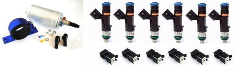 6 Fuel injectors + Fuel Pump for BMW S54 E46 M3 Z4M 3.2 80lb 81lb 85 Bosch / OEM