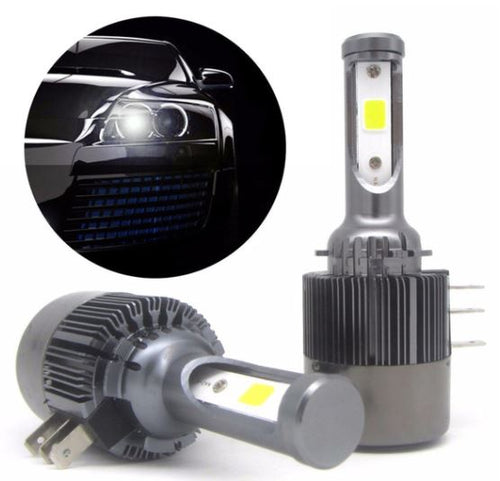 H15 LED Headlight Bulbs - 6000K - PAIR - 2 Year Warranty L.E.D.