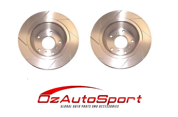 Rear RDA Slotted Disc Brake Rotors for Audi 4 11/1994 - 2002 RDA7205S PAIR