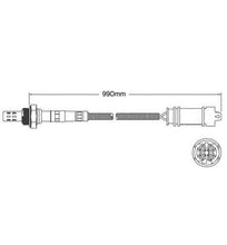 oxygen sensor o2 for BMW Z4 E85 2001-2006 Post-Cat Cyl 1-3 or 4-6