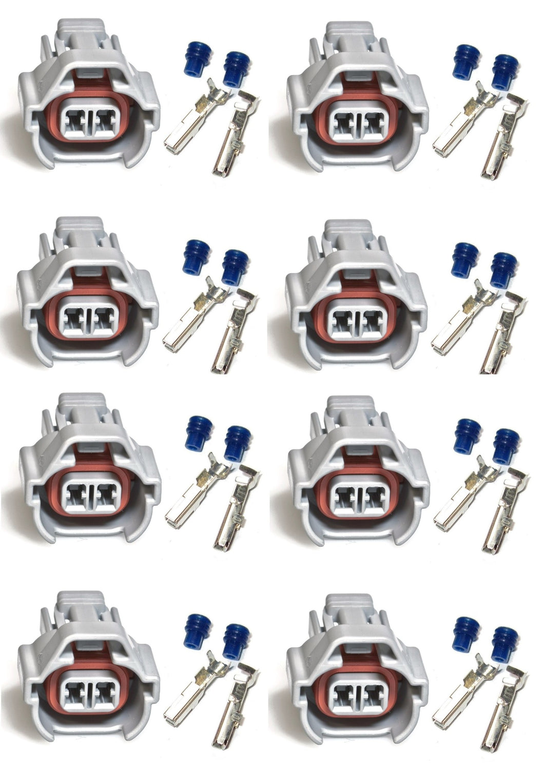 8 x Hi High Key Injector Plug for Injector Connector fo Toyota Denso etc