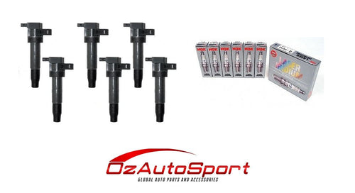 Set NGK Spark Plugs & Ignition Coils for Kia Grand Carnival Sorento V6