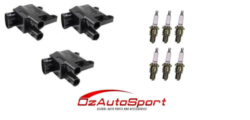 3 x Ignition Coil for Toyota Landcruiser FZJ105 FZJ78 FZJ79 4.5L with 6 x NGK Spark Plugs