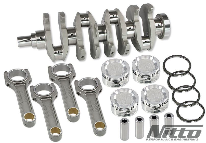 NITTO 2.2L STROKER KIT for Mitsubishi 4G63 H Beam Connecting Rods 85.5mm
