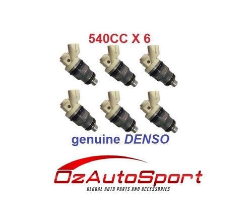 540cc 550cc FUEL INJECTORS for TOYOTA SUPRA JZA70 1JZGTE 1JZ SIDE FEED Denso