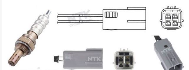 Genuine NTK POST CAT OXYGEN SENSOR for MAZDA 3 BL 2.0L LFDE ENGINE