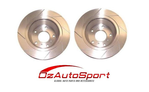 Rear Slotted Disc Rotors for TOYOTA LANDCRUISER 70 SERIES HZJ78R HZJ79R