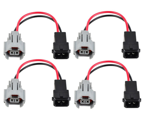 4 x EV1 to DENSO HIGH KEY injector adaptor For Mitsubishi EVO 1 ~ 9