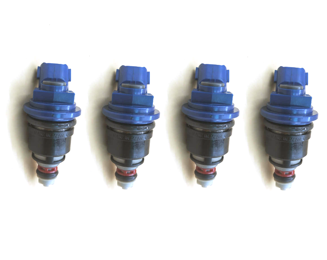 4 x Side Feed Blue Top Fuel Injector to suit SUBARU LIBERTY GT BL BL5 2.0