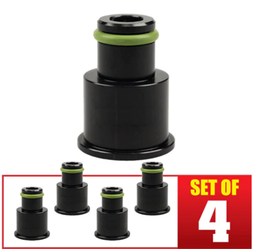 4 x Injector Extension 3/4 to Full Length 14mm-11mm RDX to B16 B18 FUEL RAIL set