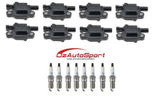 8 x NGK Iridium Spark Plugs + Ignition Coils for Holden Commodore VE