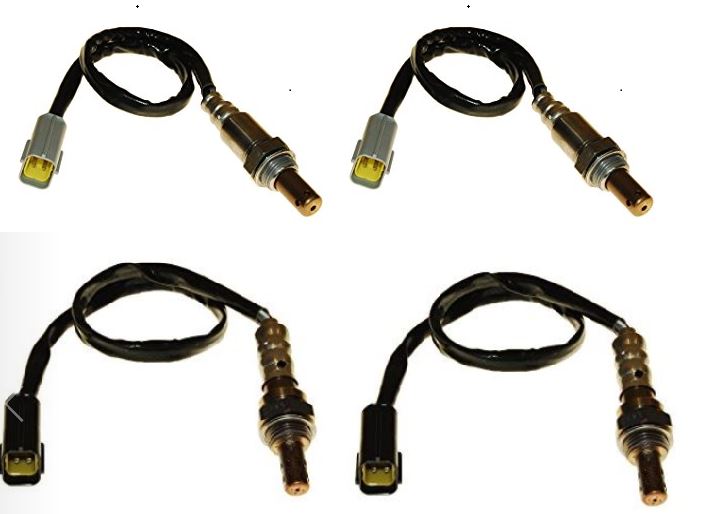 4-Pack Oxygen Sensor Set (Upstream & Downstream) For Nissan Murano 2009-2010 3.5L